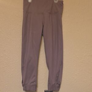 C9 Champion Womens Capri Leggings Sz Medium Mauve Stretch Pull On